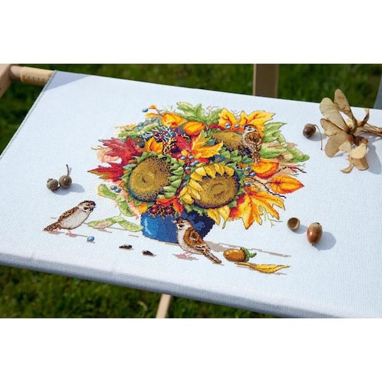 Merejka® Sunflowers Counted Cross-Stitch Kit